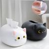 Chubby Bathroom Tissue Holder Cat Tissue Box Livingroom Napkin Storage Box Kitchen Paper Container Desktop Toilet Paper Holder