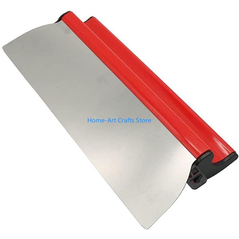 Y3NA Red Skimming Blade Plastering Painting Smoothing Spatula Flexible Blade Painting Finishing Trowel Tools