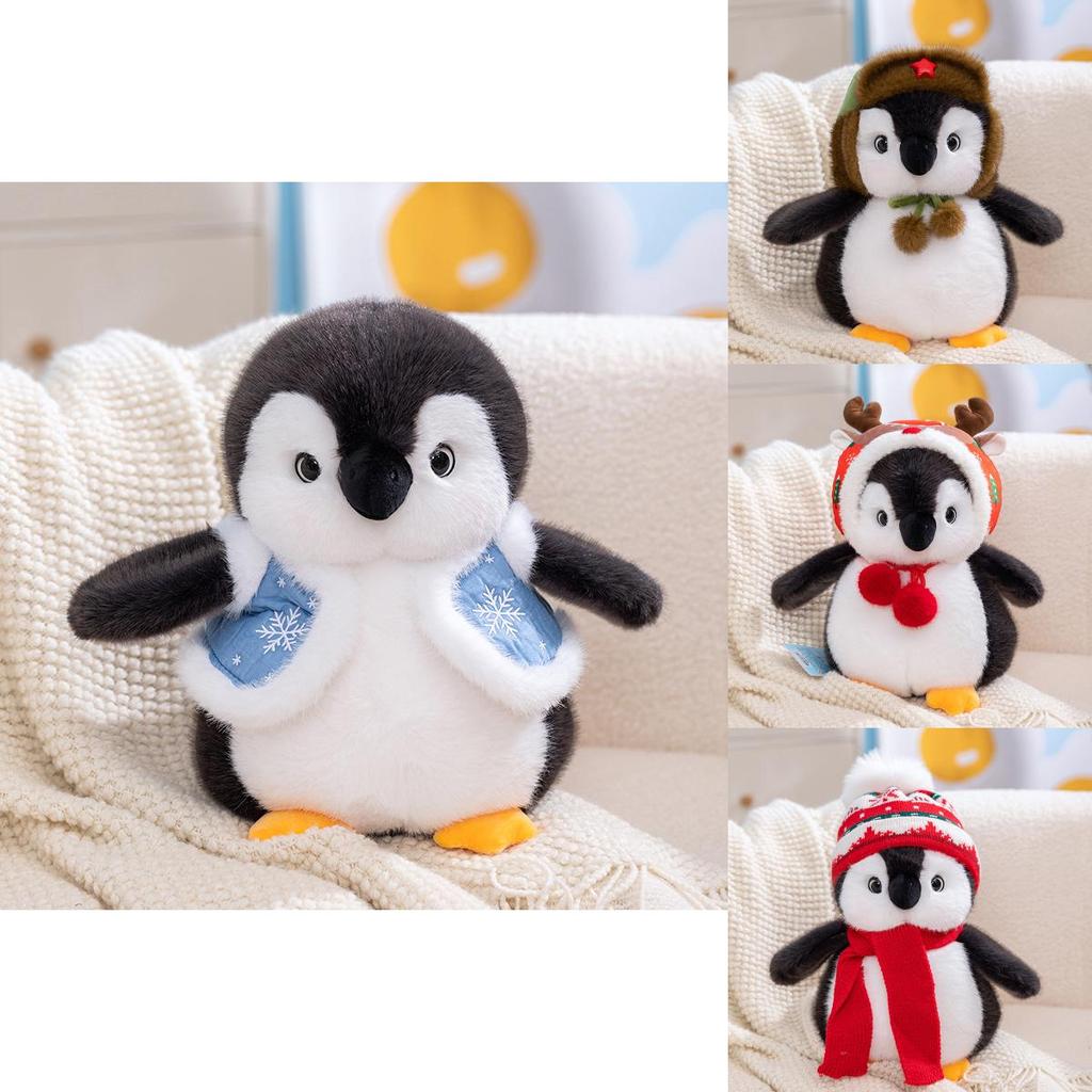 Słodsza Pluszowa Zabawka Pingwin z Wypełnieniem z Bawełny PP dla Dzieci i na Prezent