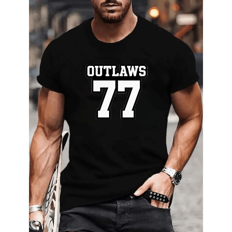 

European sizes American Street Style Sporty Prints | Versatile Sporty Outfits, New Spring Release, Lightweight Round-Neck Short-Sleeved T-Shirt 4XL чорний