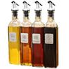 5/1pcs Oil Bottle Stopper Rubber Lock Plug Seal Leak-proof Food Grade Plastic Nozzle Liquor Dispenser Wine Pourer Barware