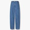 Carpenter Pocket Baggy Fit Denim Pants  9105362101ct 