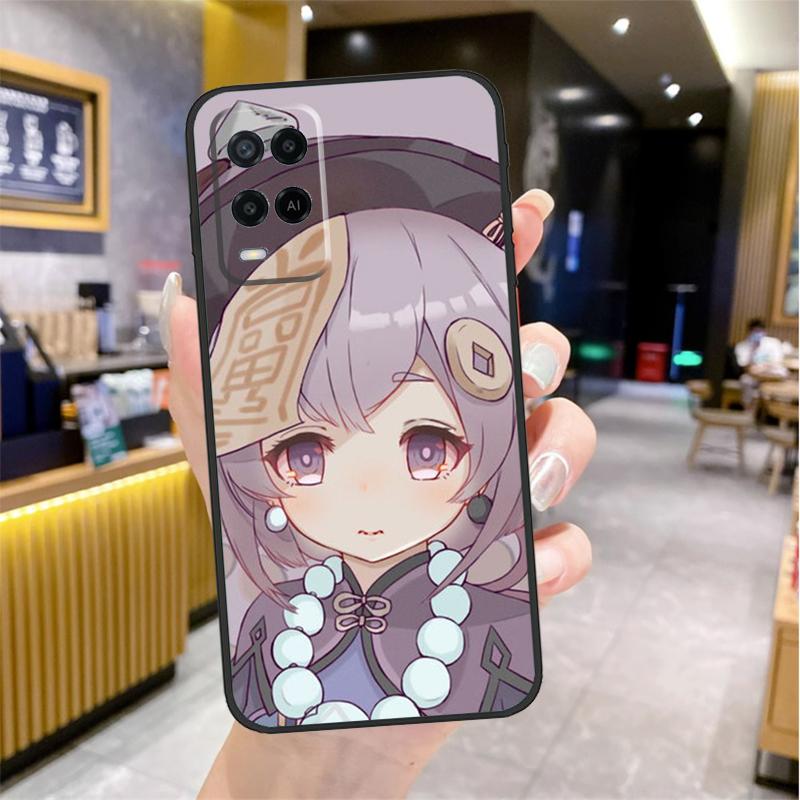 Genshin Impact Qiqi Case For Oppo A74 A54 A94 A78 A98 A18 A60 A80 A40 A38 A58 A96 A76 A16 A15 A17 A57 A77 A5 Pro