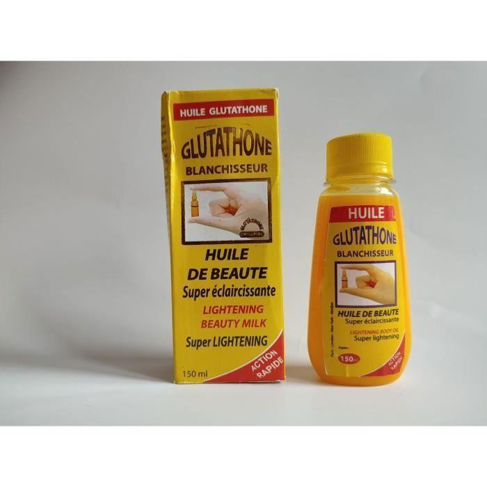 Huile Éclaircissante - Glutathione - Beauté - Action Rapide - Tous Types De Peau - Mixte