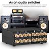Douk Audio VU3 Dual Analog VU Meter, 2-Way Amp/Speaker Switch, DB Panel Display Audio Switcher Box