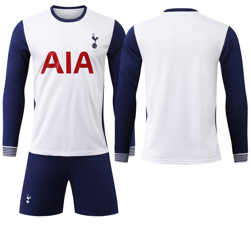 2425 Tottenham Home Long-sleeved Football Uniform Set Jersey No. 7 Sun Xing 21 Kulu 10 Madison Sportswear #24