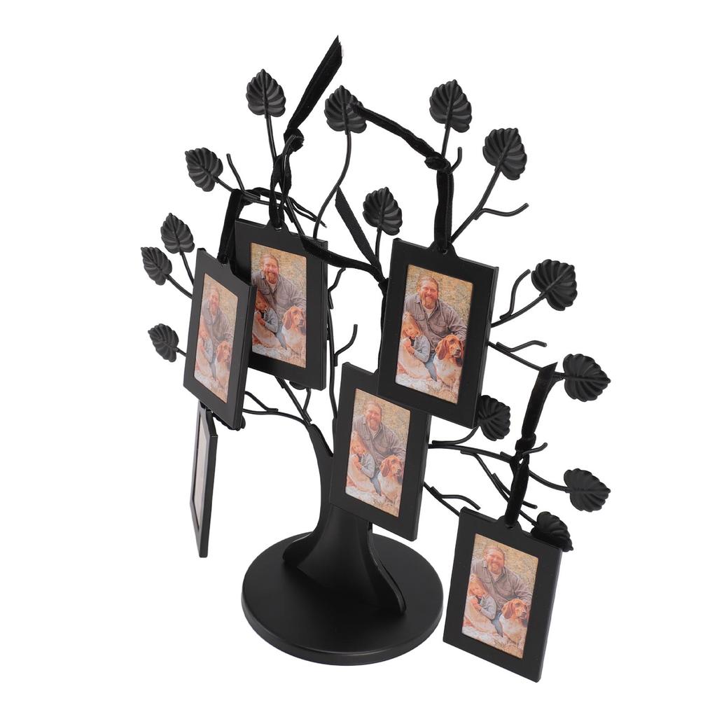 Family Tree Picture Frame Multipurpose Innovative Stylish Family Tree with 6 Hanging Photo Frames