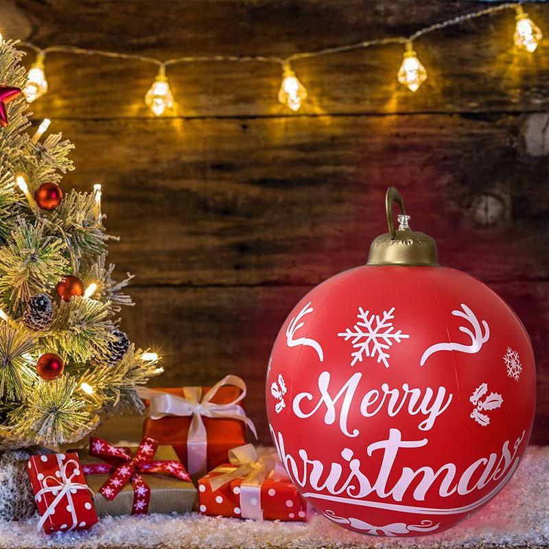 Christmas Decorations Outdoor Festival Venue Layout Festival Party Decoration 60cm Christmas Ball