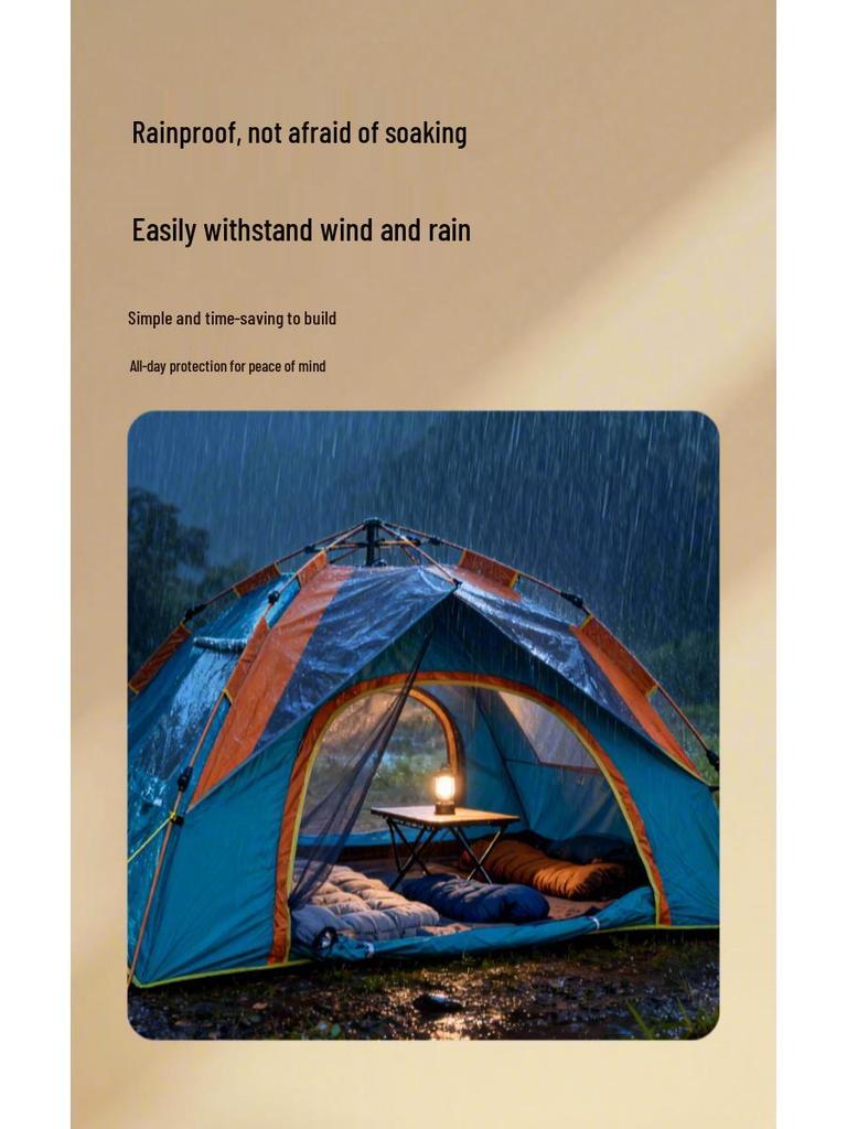 Faltbares Automatisches Regensicheres Campingzelt für den Außenbereich, Strand oder Innengebrauch