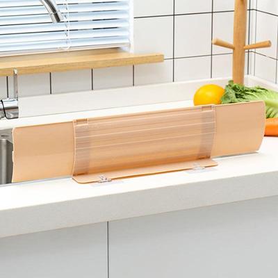 Scalable Kitchen Sink Water Splash Guard Washing Basin Anti-Splash Stopper Waterproof Splatter Screen Bar Anti-Water Board