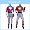 Costume Cosplay Peacekeeper Suicide Squad en Matière Soie Laitière Pour Enfants Adolescents