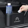 Portable Hanging Mini Car Trash Can Wastebasket Trash Can with Lid For Citroen C1 C2 C3 C4 C5 C6 C8 C4L DS3 DS4 DS5 DS5LS DS6