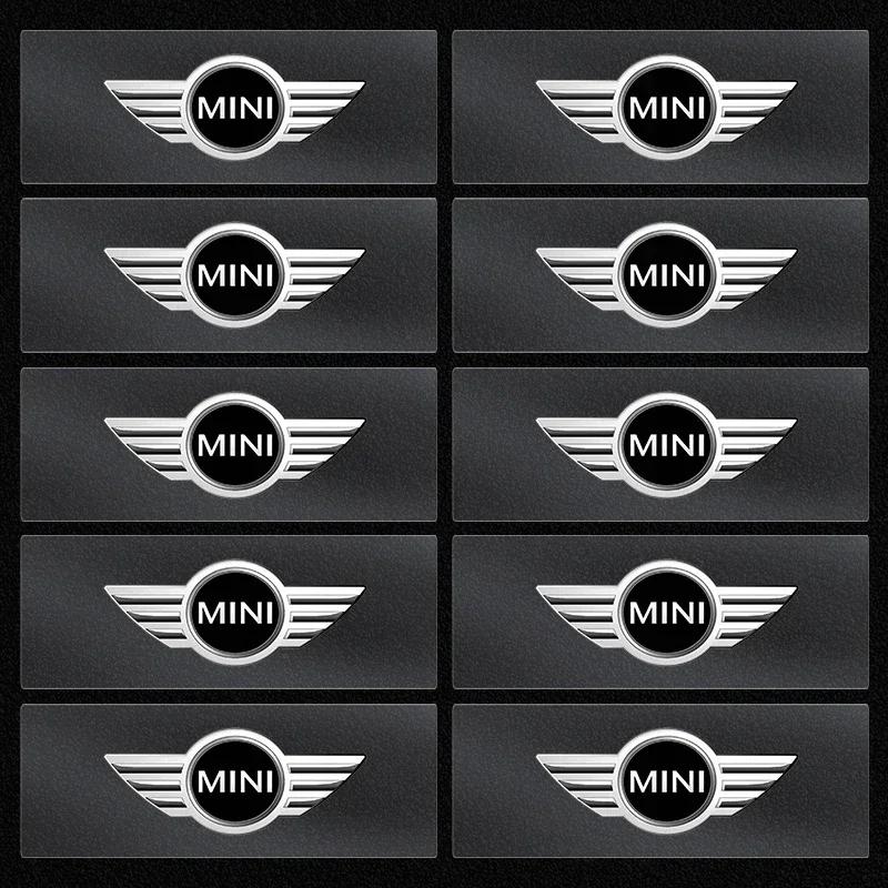 ABDK1 1/2/5/10pcs Car Badges Auto Interior Decor Logo Stickers For MINI E90 COOPER S JCW R55 R56 R60 R61 F54 F55 F56 F57 F60 One R50