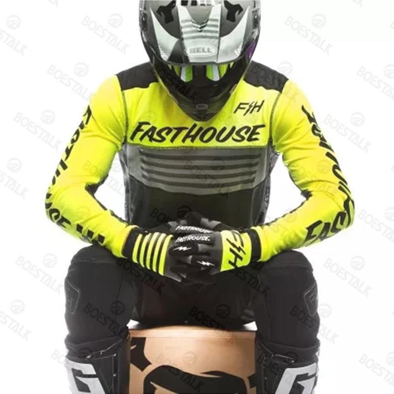2024 nové pánské off-road motocyklové sportovní tričko FASTHOUSE horský bike MTB downhill oblek