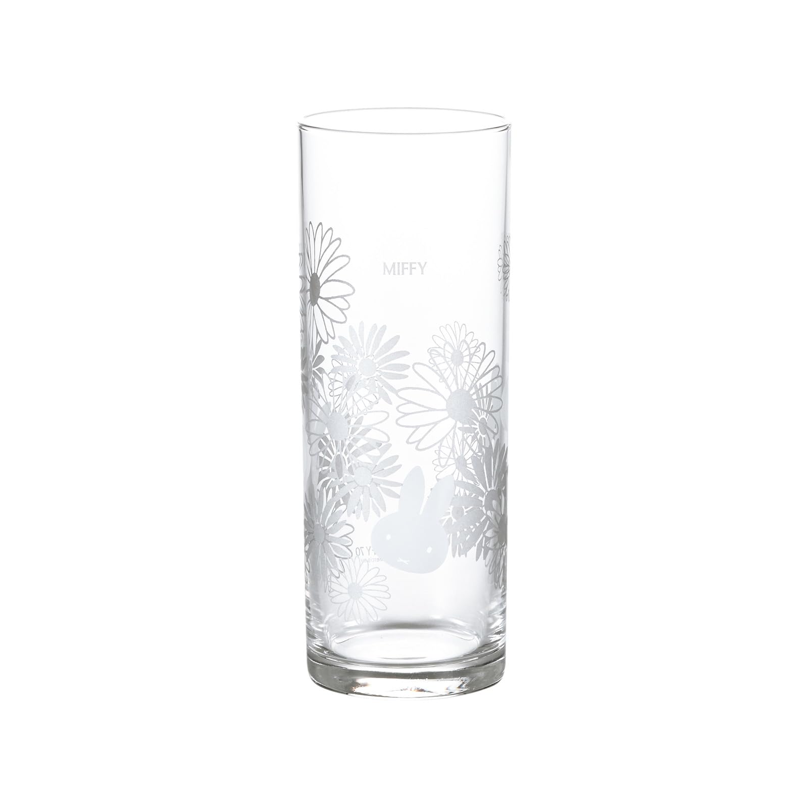

Dick Bruna 70th Anniversary Long Glass Character Made in 419108 Miffy Cup, Approx. 400ml, White, Goods, Tableware, Japan, белый