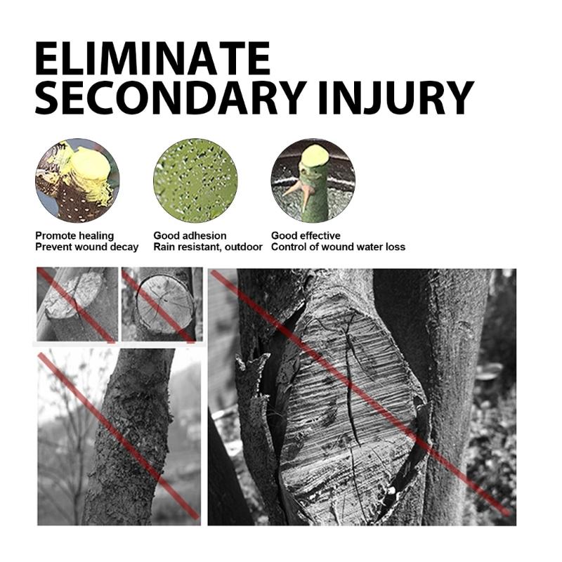 Pruning Wound Sealer Tree Wound Sealant Pruning Sealant for Trees with Brush Garden Tree Wound Sealer Grafting Compound
