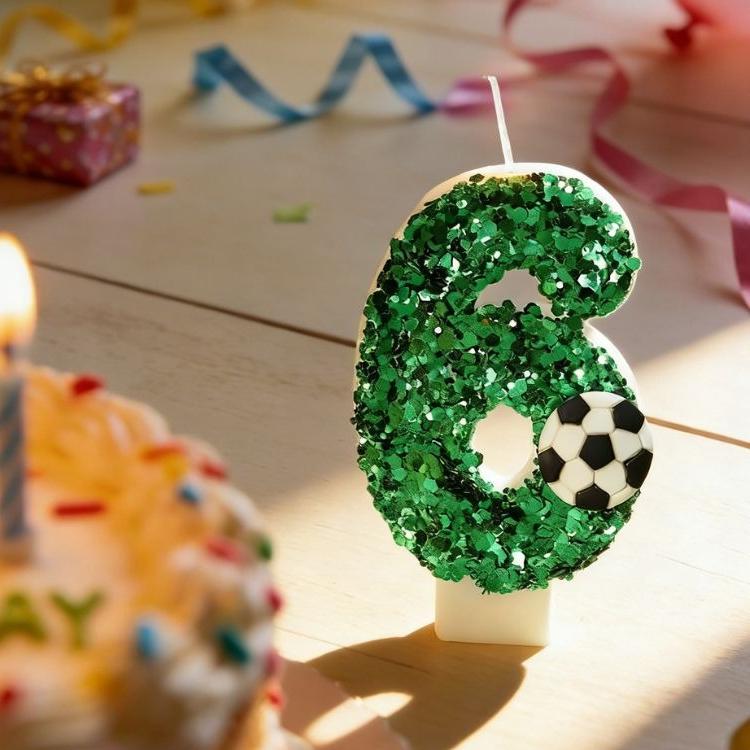 Football Candles Birthday Candles Soccer Candles Cupcake Toppers Cake Decorating Supplies Football Sports Theme Cake Decorations