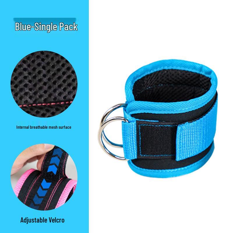 Taekwondo D-Ring Ankle Straps for Fitness, Weightlifting, and Yoga