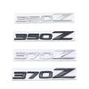 Letter Rear Trunk Emblem Badge for 350Z 370Z Z Z3 Z34 Car Correction Sticker Decal 3D Metal (Black 350Z)