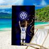 Proof Beach Towel with a Inter Milan Logo Pattern - Soft,absorbent,quick-drying,machine Washable - Perfect for Swimming,camping,bathing