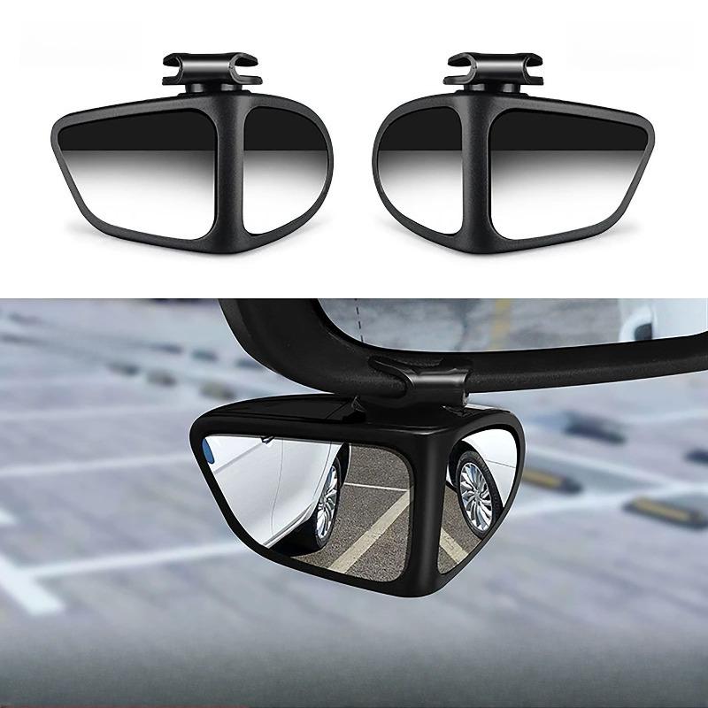 Car Rearview Mirror Blind Spot Mirror For Car Front Rear Wheels Wide Angle Reverse Parking Auxiliary Tool Accessories