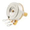 CTS 450G Potentiometer, 250K, A-Curve, Metric, Brass, Short Split Shaft, 1/4" 10% for Electric Guitar/Bass