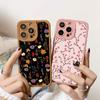 Fashion Luxury Flower Floral Funda Case for Iphone 14 Pro Max Plus 13 12 11 Pro Max XR X XS 8 7 Plus SE 2020 Soft Silicone Shell