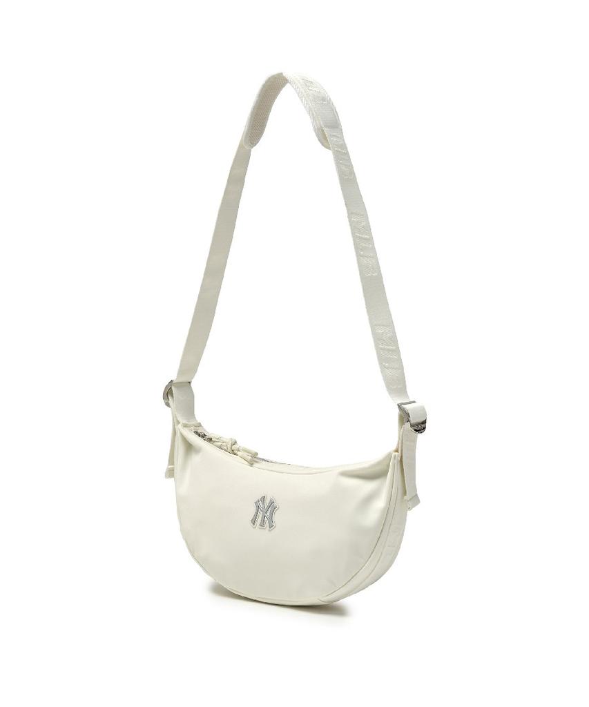 Mlb Basic Sportive Hobo Bag Ny (D.Cream)