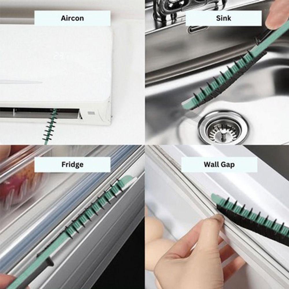 Decontamination Inner Barrel Crevice Brushes Long Handle Bathroom Washing Tool