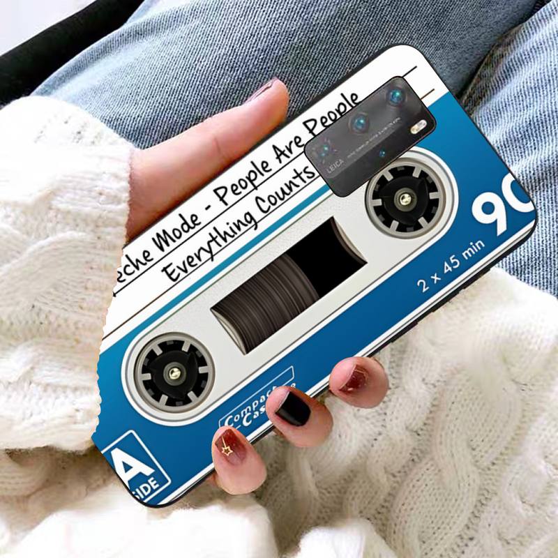 

Vintage Cassette Tape Retro Style Phone Case for Huawei P30 40 20 10 8 9 lite pro plus Psmart2019 PSmart 2019