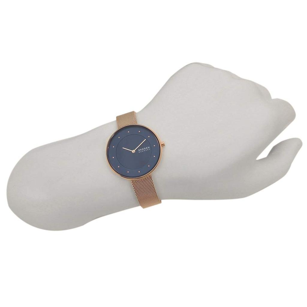 Skagen Women's Watch SKW2811 Rose Gold Navy [Parallel Import]