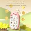 Baby Beißspielzeug Telefon Ungiftig Und Geruchlos Multifunktionales Musiktelefon Kinder Hasen Spielzeug Keine Batterie