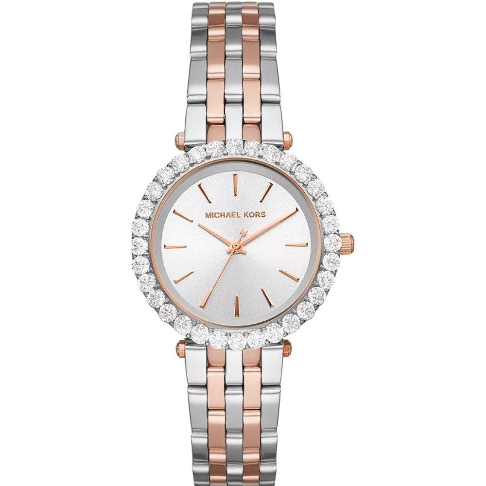 Michael Kors Women's Rose Mk4515 Mini Darci Two-Tone Watch