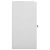 Armoire à selles Gris clair 53x53x105 cm Acier