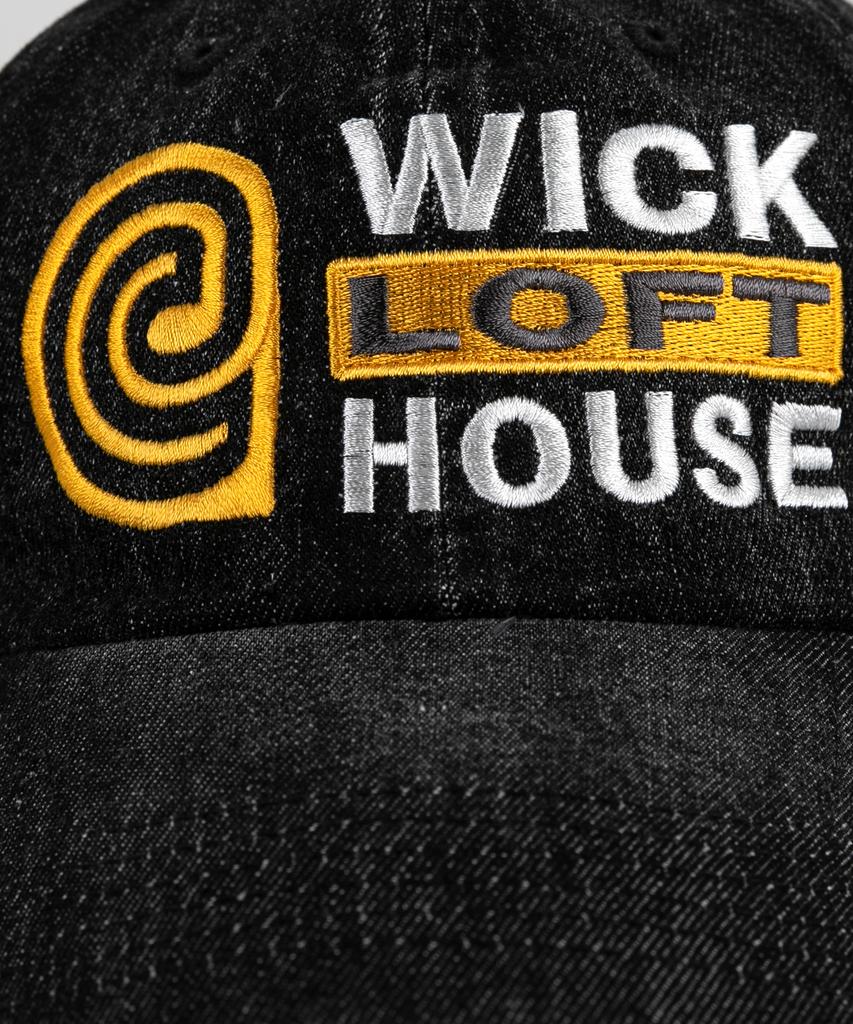 Wig E Loft House Denim Ball Cap - Black Denim
