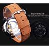 New Top Men's Watch Hollow Men's Automatic Mechanical Watch Casual Sports Belt Watch