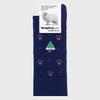 Functional Australian Wool Patterned Socks - Wool 60 Tulips