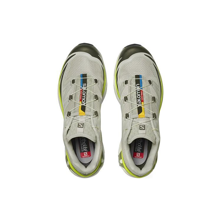 Salomon XT-6 Comfortable Lightweight Low-Top Outdoor Functional Shoes Unisex Shoes Gray Green 417519