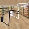 Wall-Mounted Helmet Hanger Display Rack Black White Storage Helmet Display Stand  Storage Display