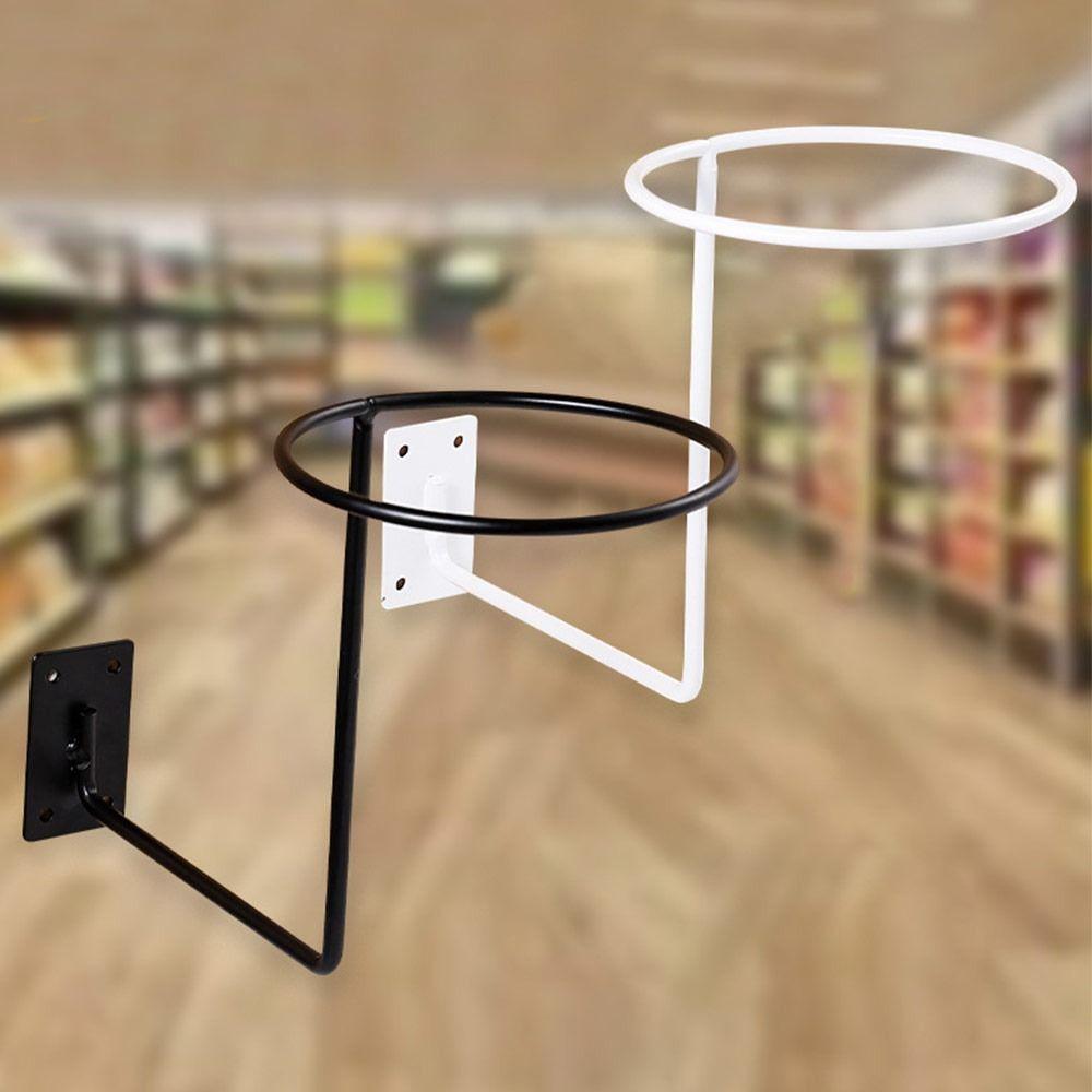 Wall-Mounted Helmet Hanger Display Rack Black White Storage Helmet Display Stand  Storage Display