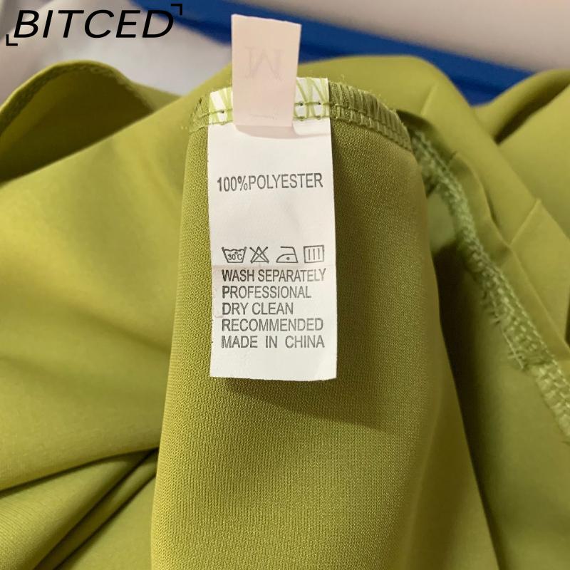 BITCED Summer Sexy Spaghetti Strap U-Neckline Resort Maxi Dress with Full Skirt