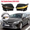 For Toyota Camry C-HR CHR Prius XW50 PHV 2018- ABS Plastic LED Rearview Side Mirror Turn Signal Light Sequential Car Lamp
