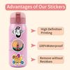 55pcs Suitcase Stickers Stickers Scooter Computer Tablet Cartoon Decoration