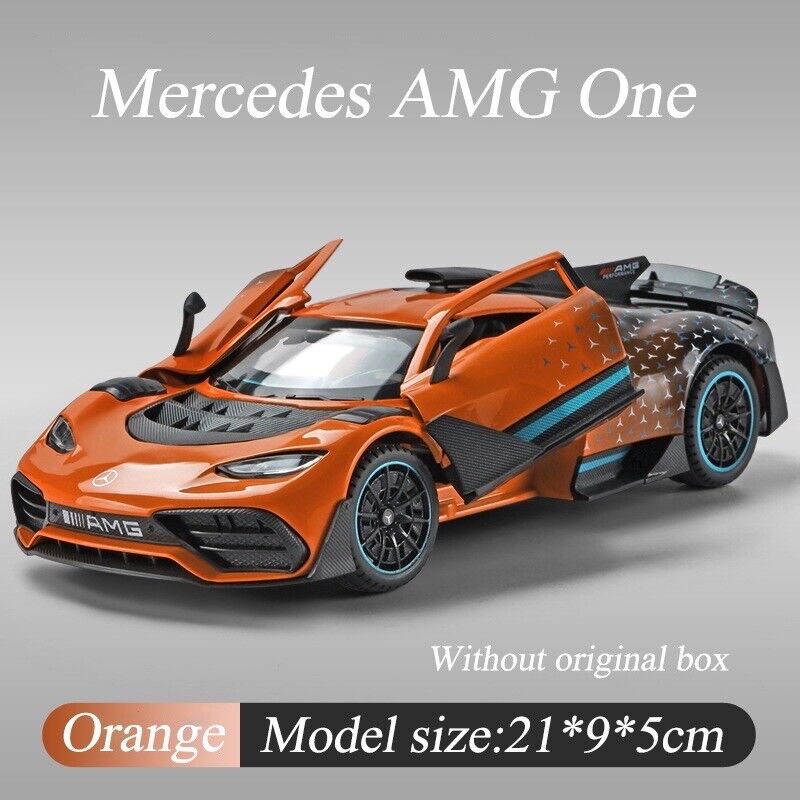 1/24 Scale BENZ AMG ONE Sports Car Models Alloy Diecast Toy Vehicle W/ Sound and Light