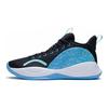 Li Ning Magic Cloud Comfortable Versatile Shock Absorbing Non-Slip Wear-Resistant Low-Top Basketball Shoes Men Sneaker Black Blue ABPS005-2