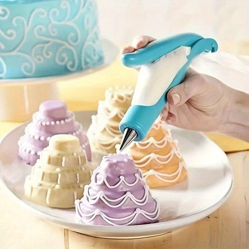 Set di Strumenti per Decorare Torte Penna per Decorare Torte Kit di Strumenti per la Cottura Sac à Poche per Glassa Pasticceria Pistola Spremi Crema per Biscotti Forniture per la Cottura