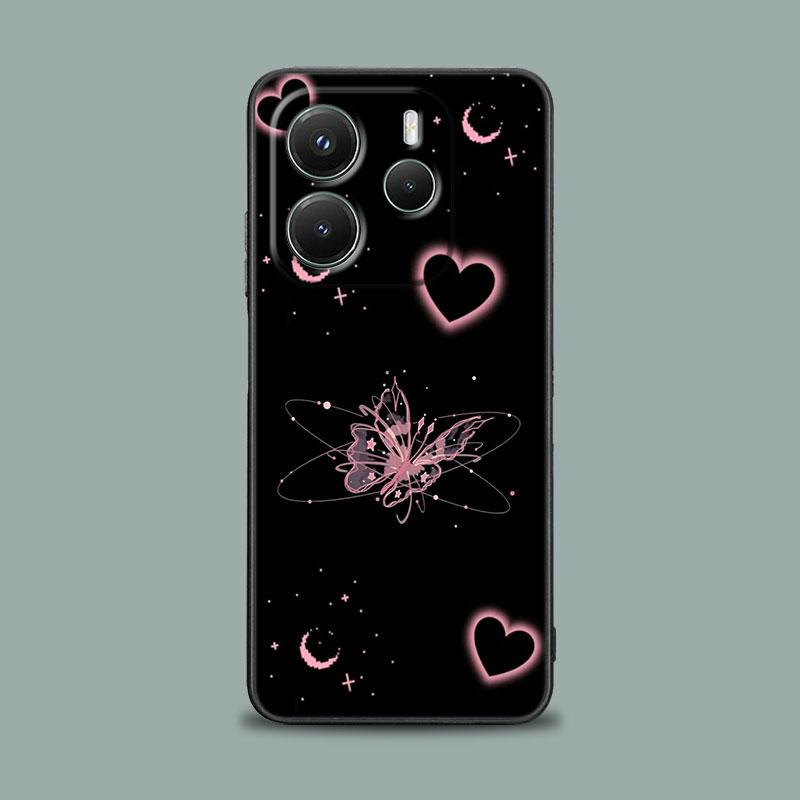 

Butterfly Love Phone Case for Xiaomi Redmi 14C 12C 10C 13C 4G Redmi Note 14 13 12 11 10 Pro Plus 12S 11S 9S Silicone Soft Cover Redmi 10C