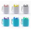 Food Grade Silicone Straw Set Color Reusable Folding Portable High Temperature Straw