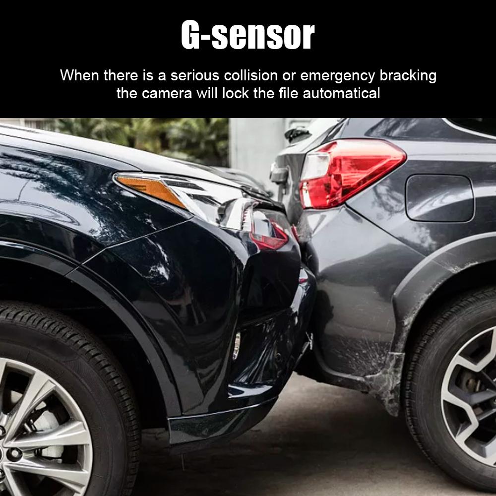Universal Interior Monitor HD 1080P 12V Auto Accessories 3 Lens Driving Video Recorder 2 Inch Screen Car DVR Dash Cam Rearview Camera