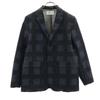 Unused Johnbull Check Pattern Denim Jacket S Tailored Denim Jacket Men's Used